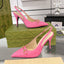 HORSEBIT SLINGBACK 105 IN PINK CANVAS