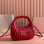 WANDER MATELASS¨¦ HANDBAG 23 IN CERISE RED LAMBSKIN