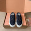 WASH SNEAKER MULES IN DARK NAVY DENIM