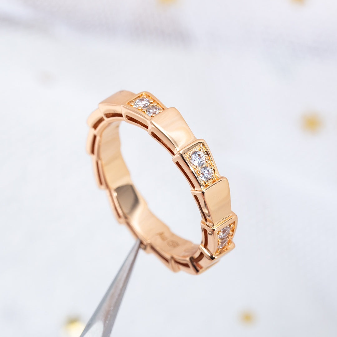 SERPENTI RING PINK GOLD  3MM Main image