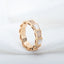 SERPENTI RING PINK GOLD MOP DIAMOND PAVED 4MM