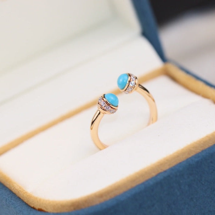 POSSEISION TURQUOISE DIAMOND RING Secondary image