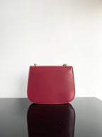 BESACE TRIPHOME 24 RUBY RED GLOSSY CALFSKIN