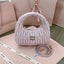 WANDER MATELASS¨¦ NAPPA HOBO BAG 23 IN PASTEL PINK LAMBSKIN