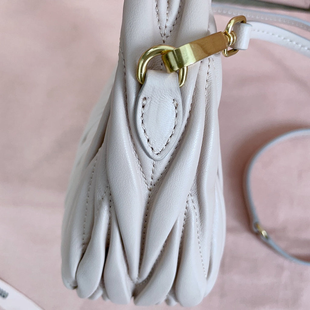 WANDER MATELASS¨¦ NAPPA MINI BAG 18 IN NUDE PINK LAMBSKIN