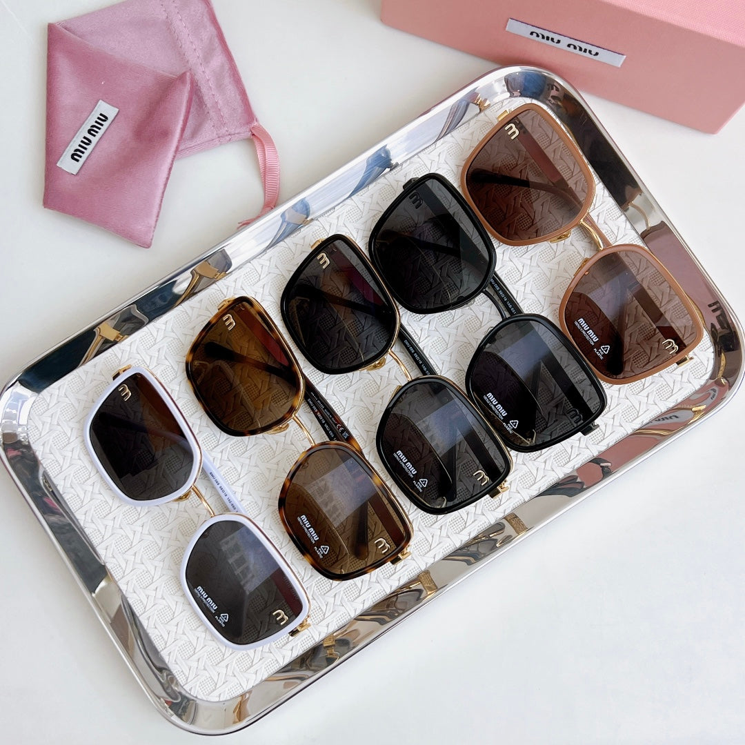 LOGO SQUARE SUNGLASSES ???08? IN METAL