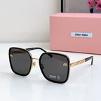 LOGO SQUARE SUNGLASSES 𝘚𝘔𝘜08𝘚 IN METAL