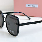 LOGO SQUARE SUNGLASSES ???08? IN METAL