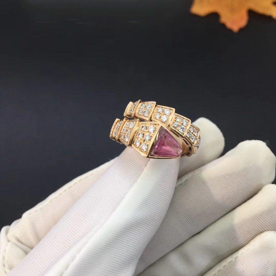 SERPENTI RING PINK GOLD DIAMOND PINK Secondary image