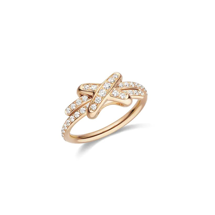 JEUX DE RING PINK GOLD DIAMOND Main image