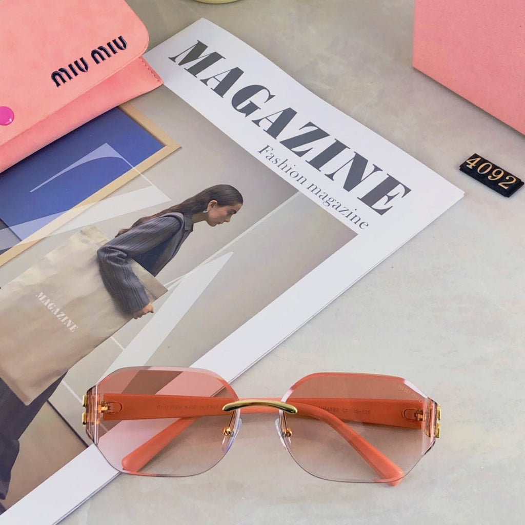 LOGO SQUARE SUNGLASSES 499930 IN METAL