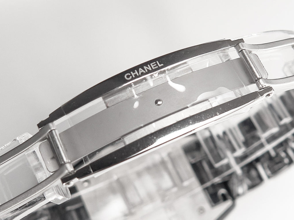 J12 Date Automatic Black Ceramic White Numerals Black Dial White Steel Hands