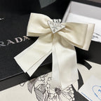 BOW HAIR CLIP IN BREEZY BEIGE RE-NYLON 423592