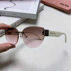 LOGO SUNGLASSES 513011 IN WHITE ACETATE