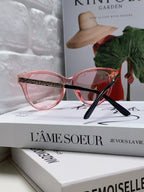 BEE EMBELLISHED BUTTERFLY FRAME SUNGLASSES 570242 IN ACETATE