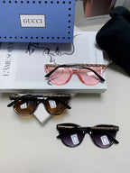 BEE EMBELLISHED BUTTERFLY FRAME SUNGLASSES 570242 IN ACETATE